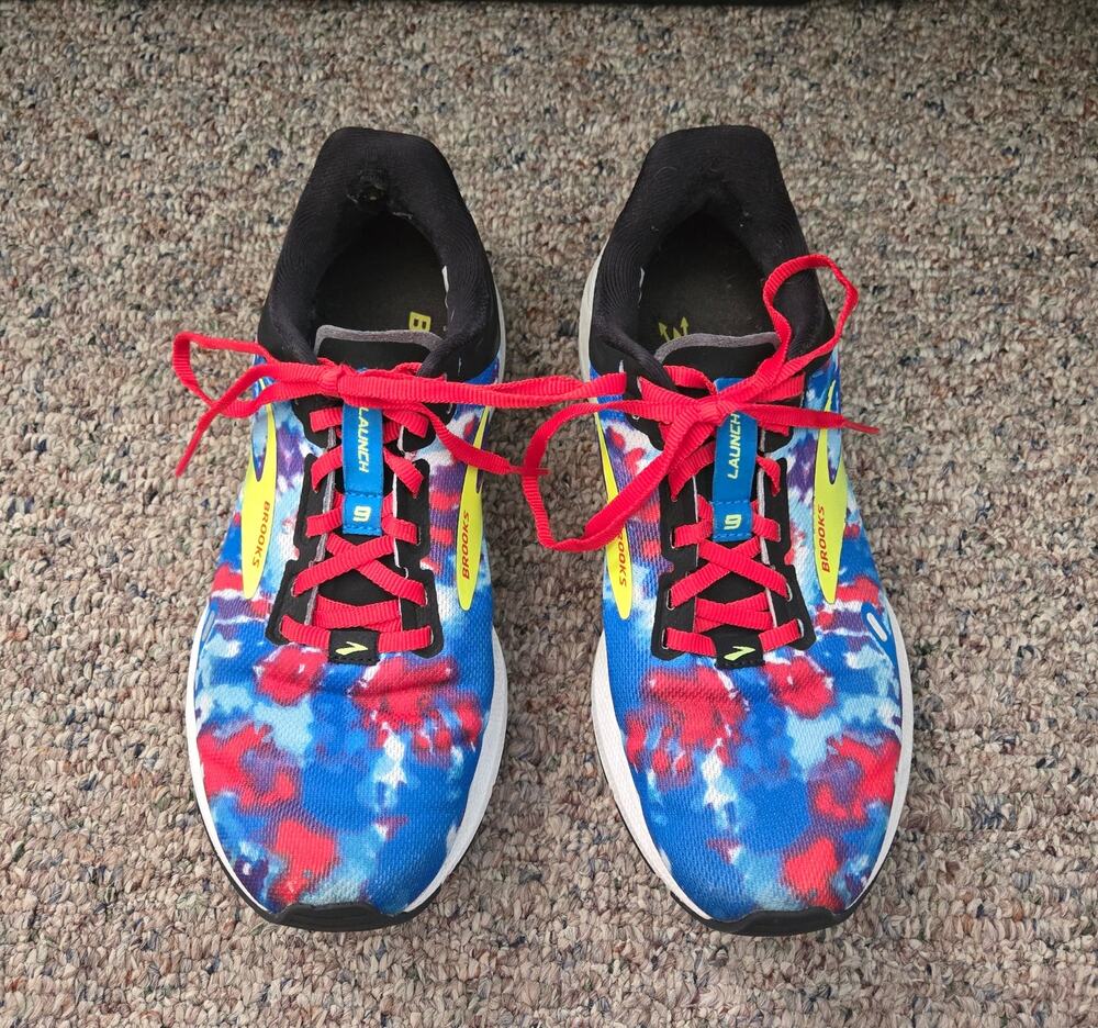 Brooks Launch 9 running shoes tie-dye Women's 6